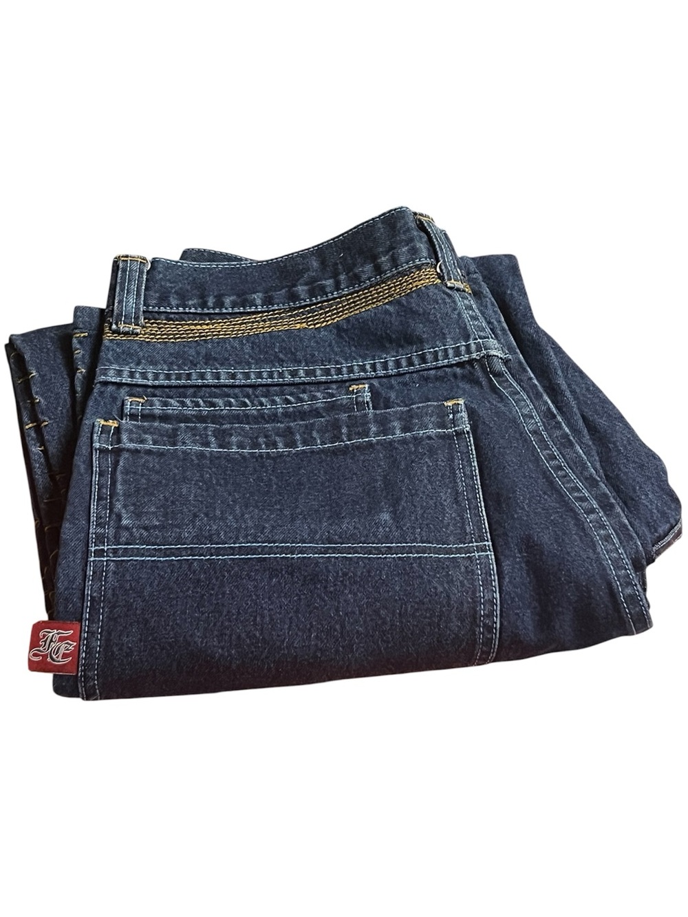 2YK Unbranded Urban Streetwear Blue Jeans